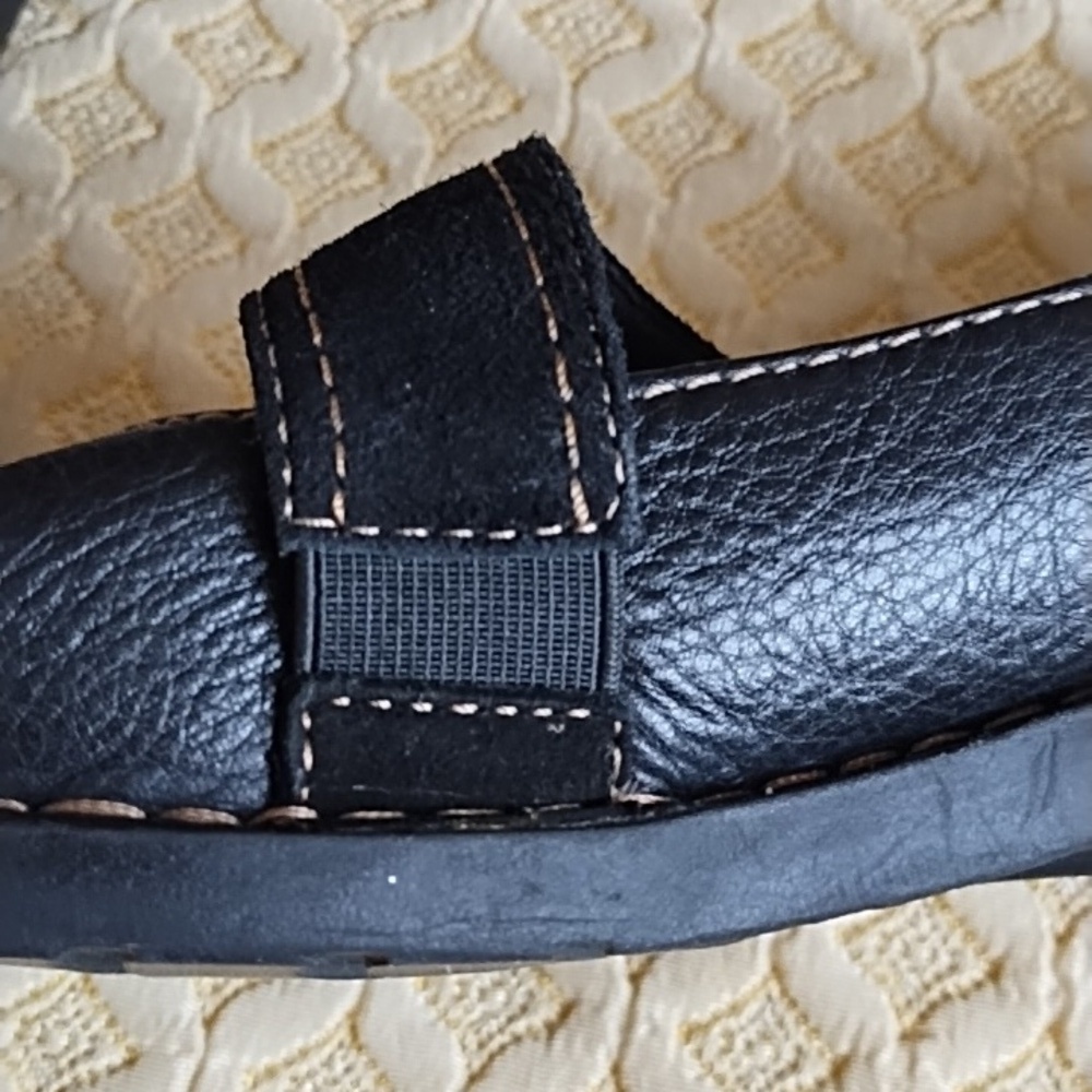 Clarks Leather Bendable Mary Jane's Size 10 - Picture 7 of 10